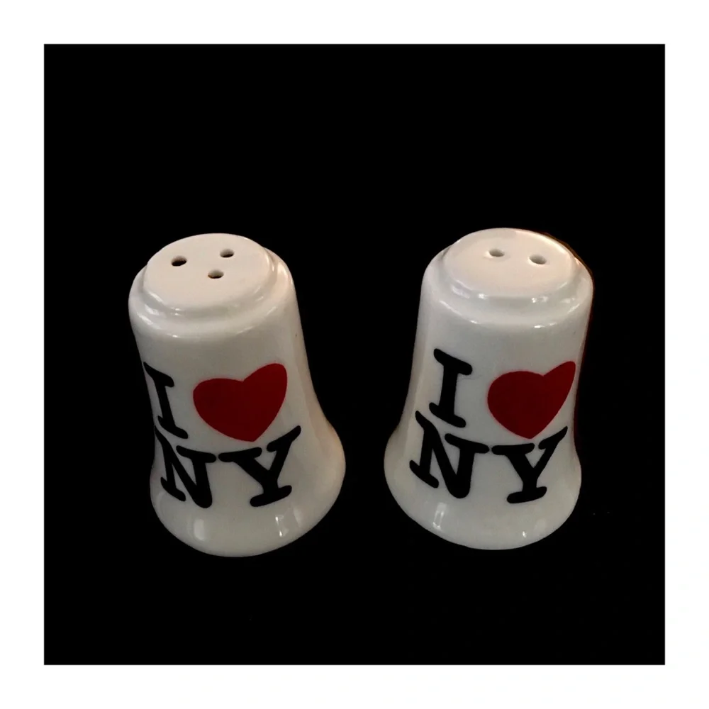 I ❤️ NY Souvenir Ceramic Salt & Pepper Shakers